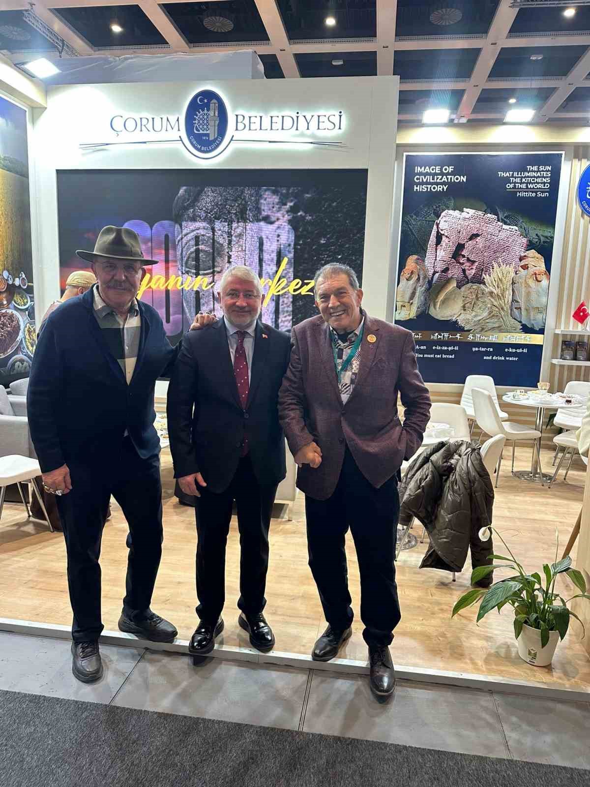 Çorum Belediyesi standına Berlin’de yoğun ilgi
