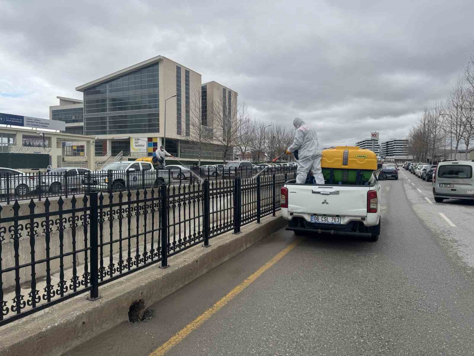 Çorum Belediyesi’nden yaz öncesi vektörle yoğun mücadele
Çorum Belediyesi’nden yaz öncesi vektörle yoğun mücadele