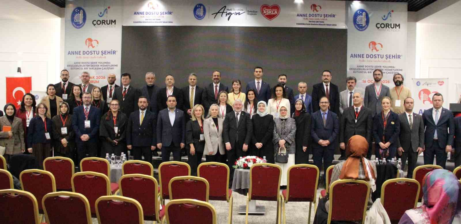 Çorum Belediyesi’nin "Anne Dostu Şehir" projesinde ilk adım atıldı
