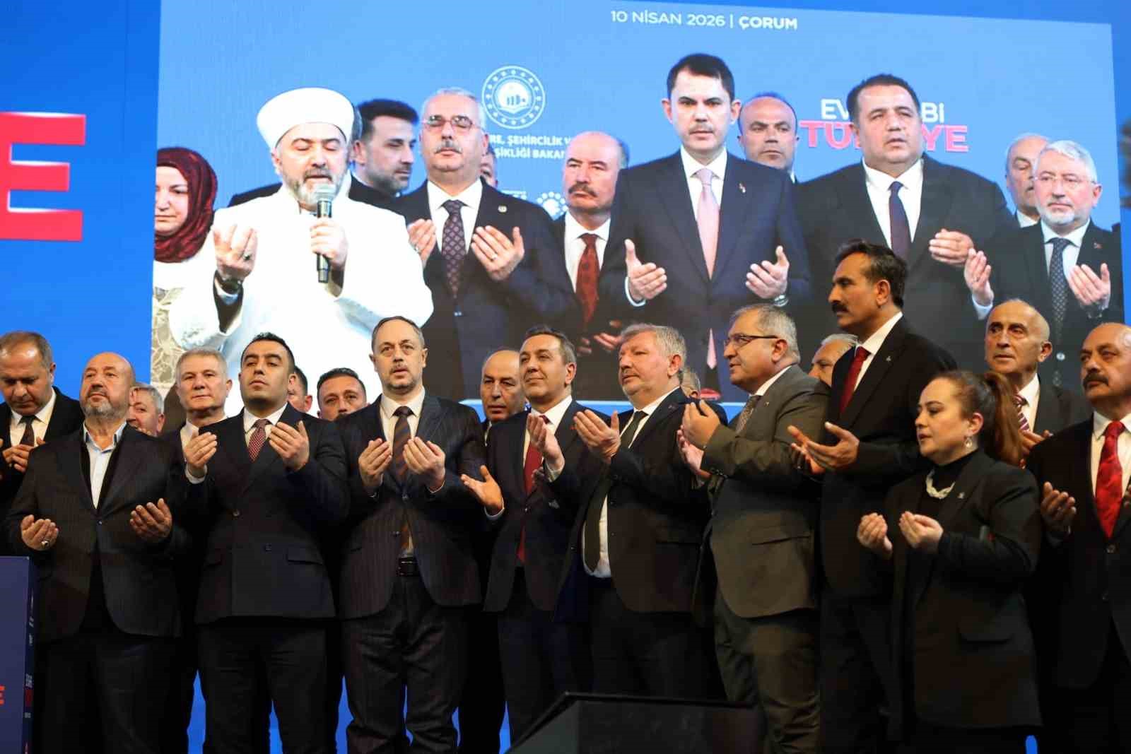 Çorum’da 2 bin 867 konutun hak sahipleri belirlendi
