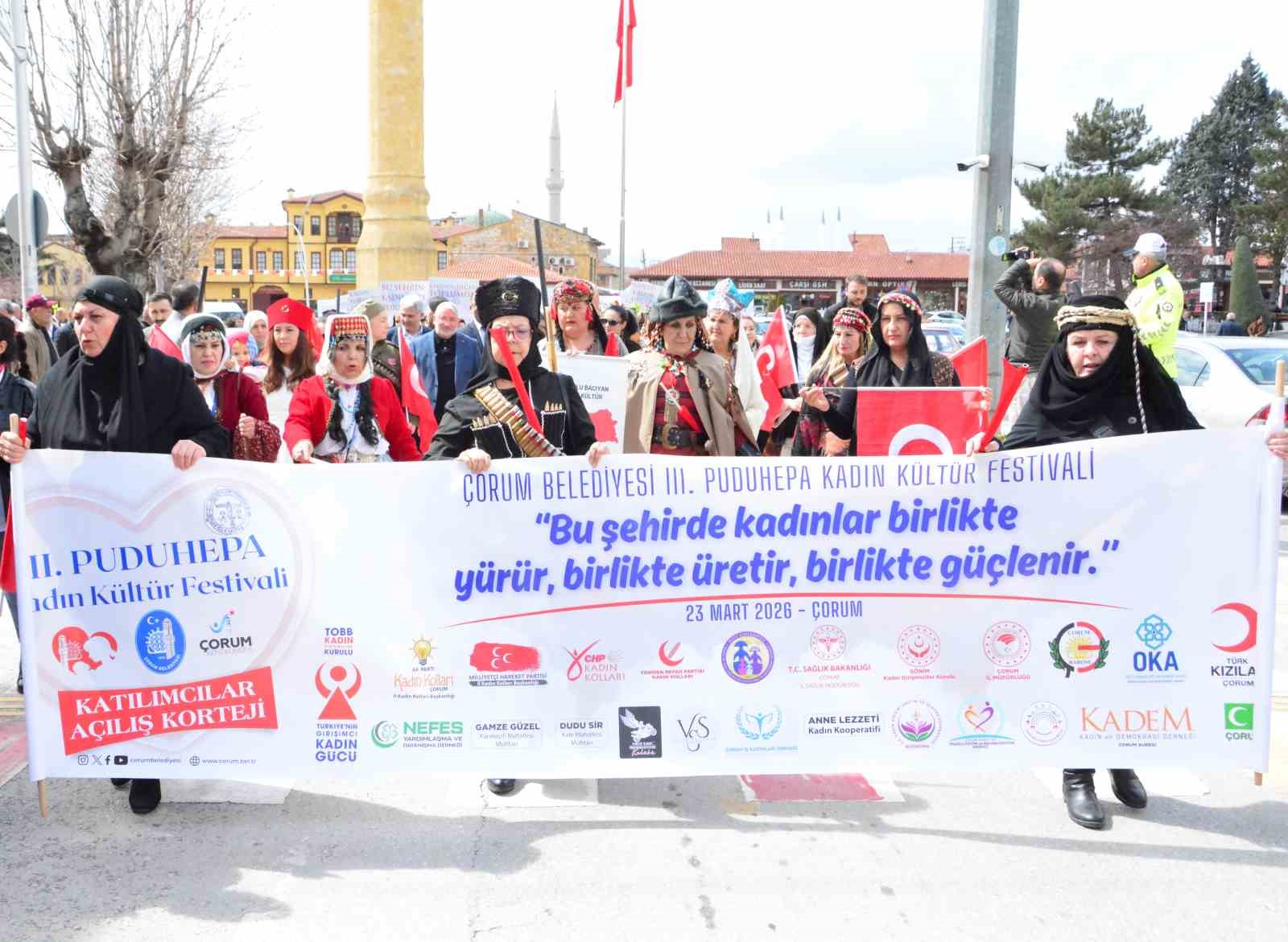 Çorum’da 3. Puduhepa Kadın Kültür Festivali başladı
