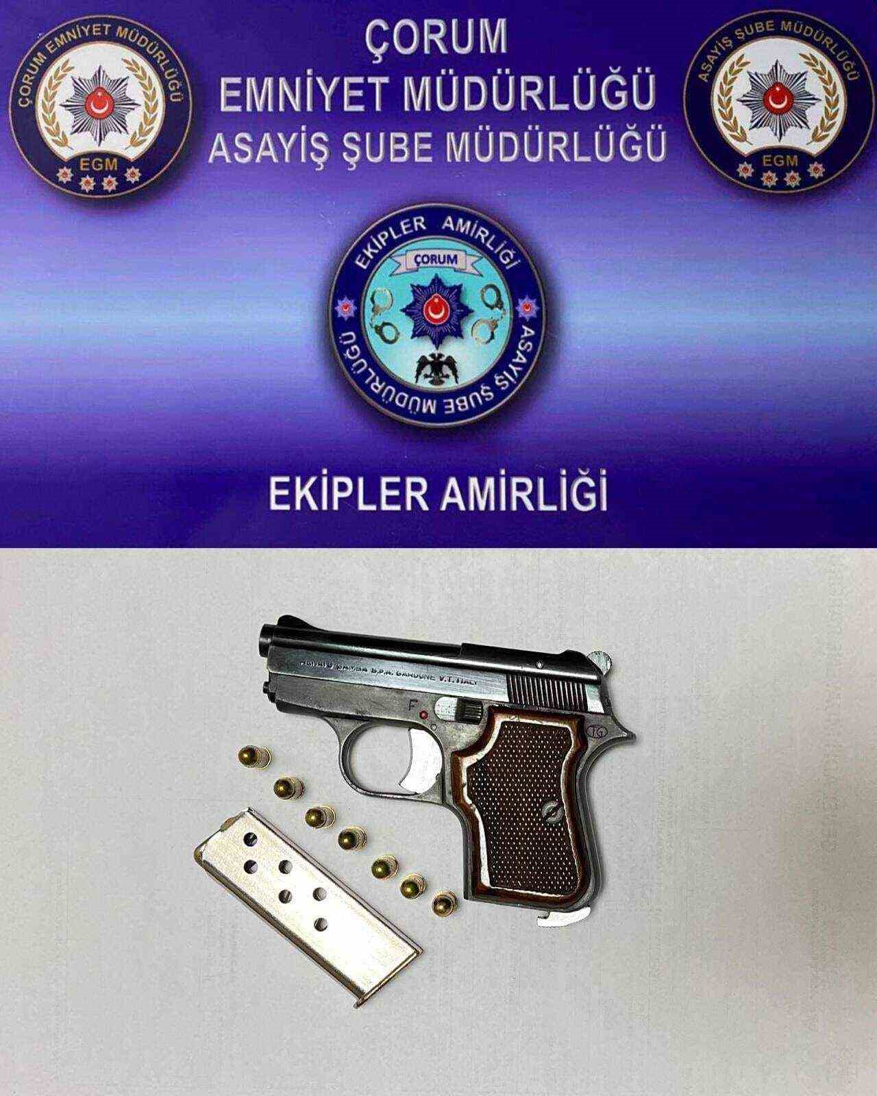 Çorum’da aranan 4 kişi yakalandı
