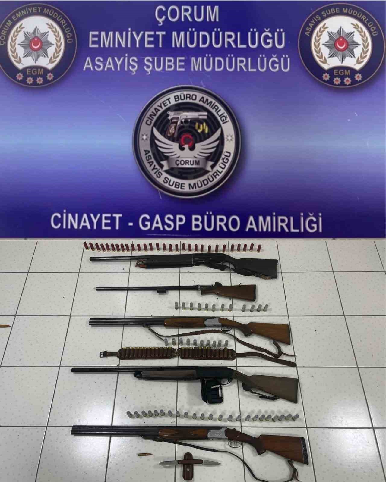 Çorum’da aranan 6 kişi yakalandı
