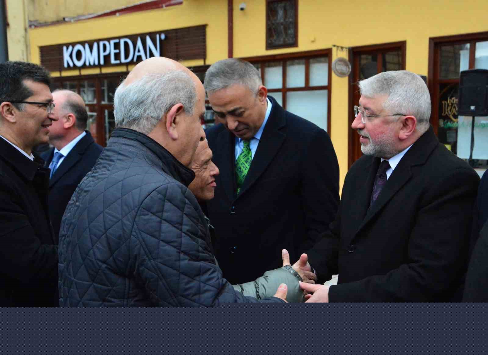 Çorum’da bayramlaşma törenine yoğun katılım
