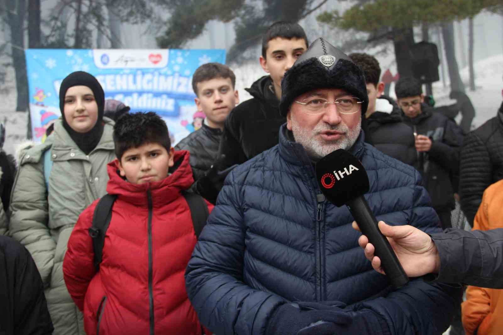 Çorum’da kar festivali vatandaşların akınına uğradı
