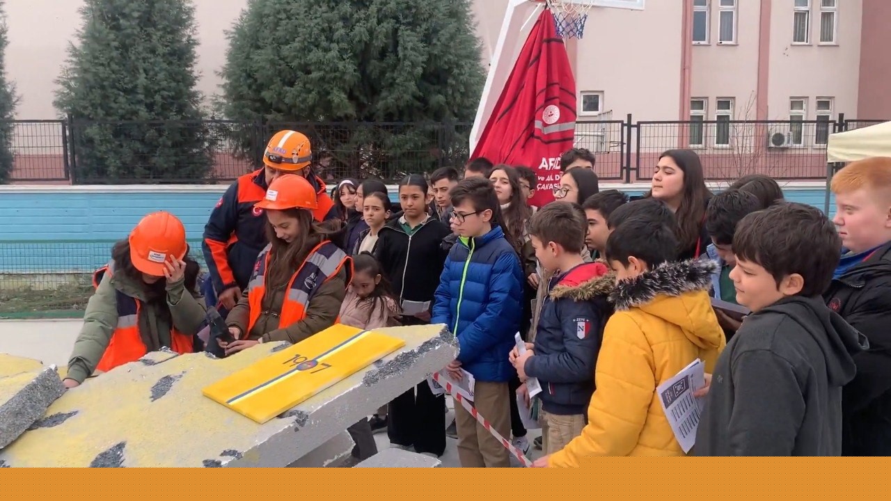 Çorum’da öğrencilere deprem eğitimi

