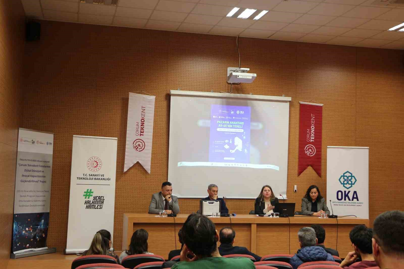 Çorum’da "Pazarın Anahtarı, Ar-Ge’nin Temeli: Fikri ve Sınai Mülkiyet Stratejileri" paneli
