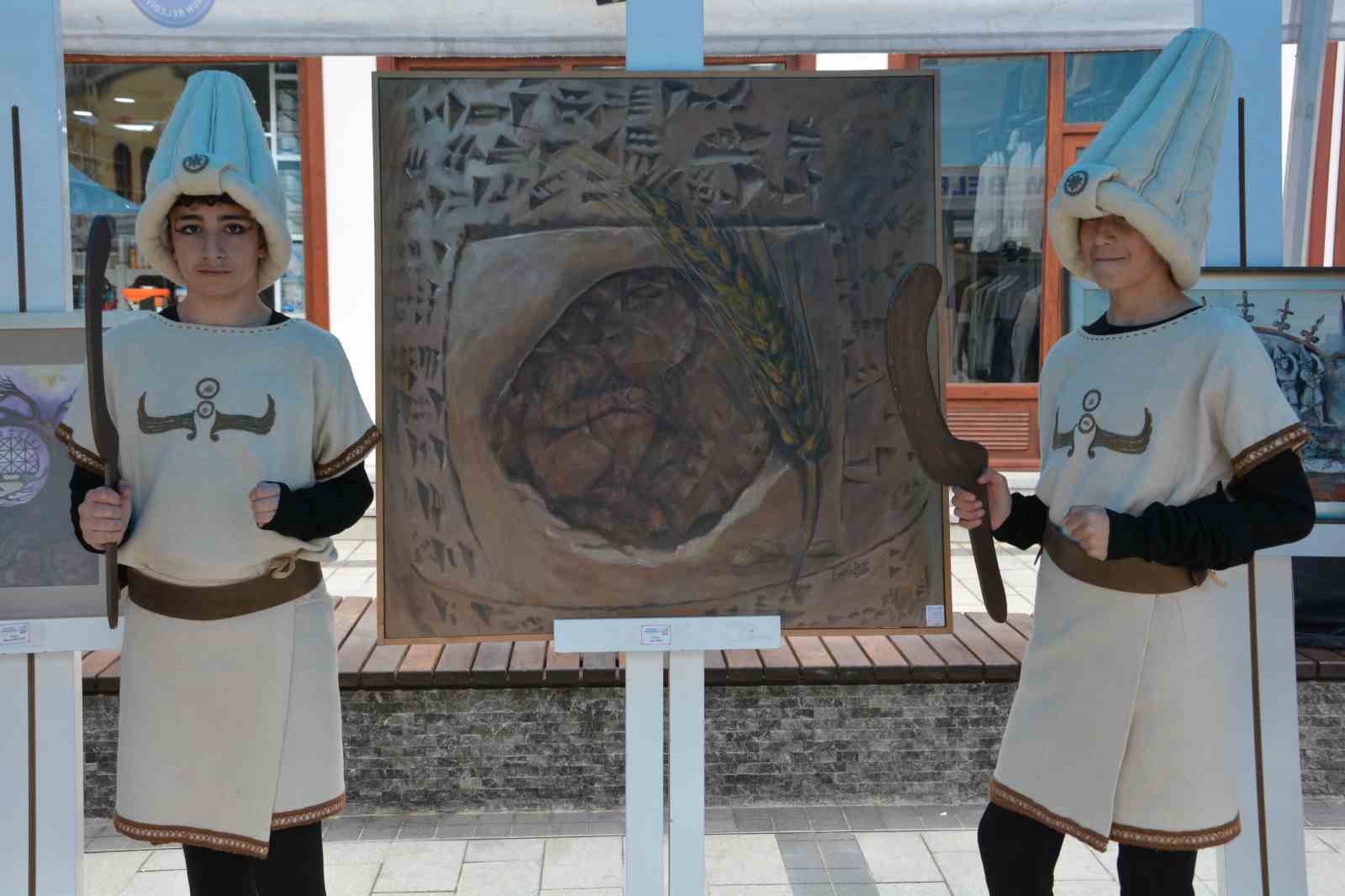 Çorum’da Puduhepa anısına görsel eserler sanatseverlerin beğenisine sunuldu
