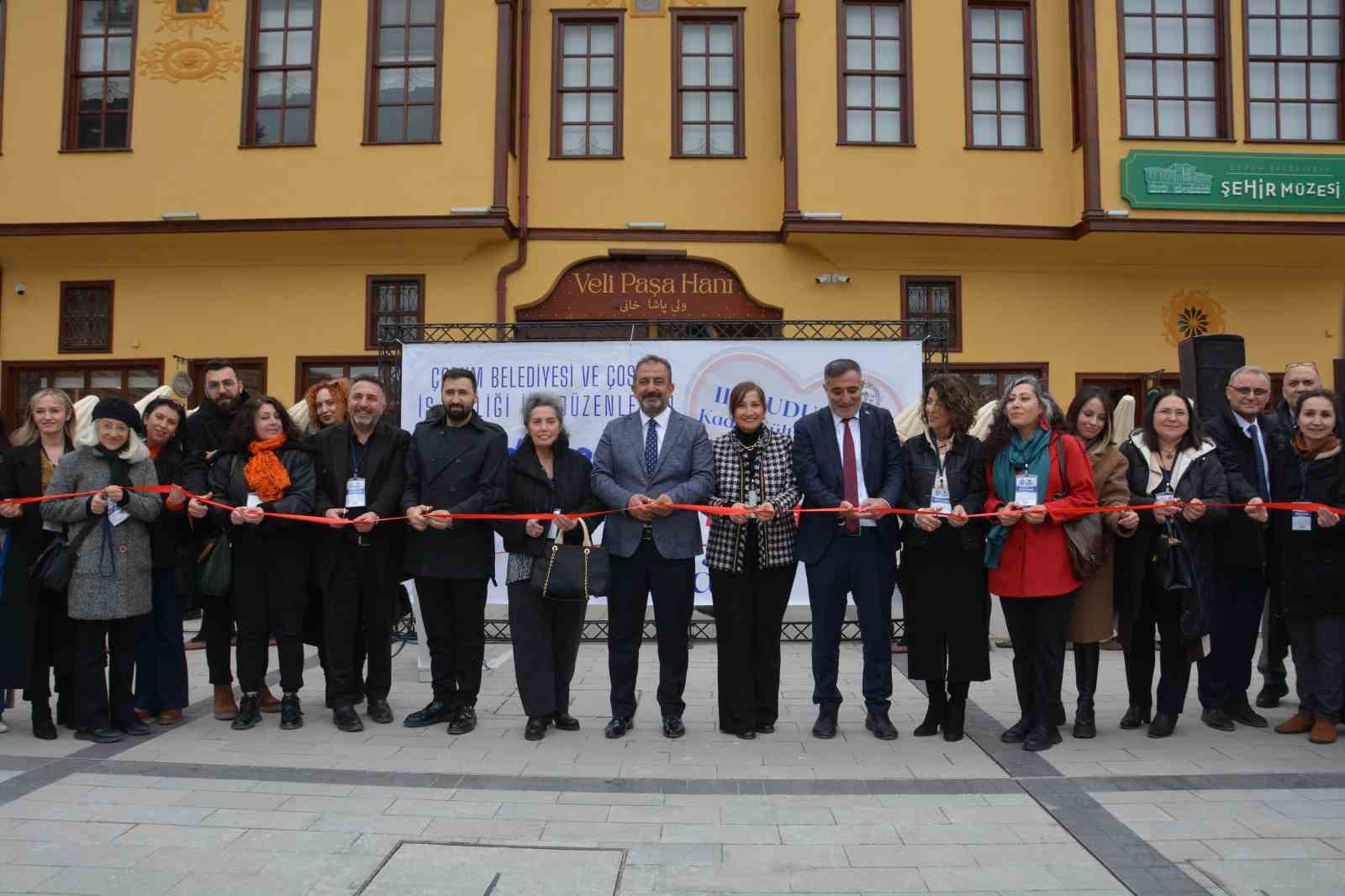 Çorum’da Puduhepa anısına görsel eserler sanatseverlerin beğenisine sunuldu
