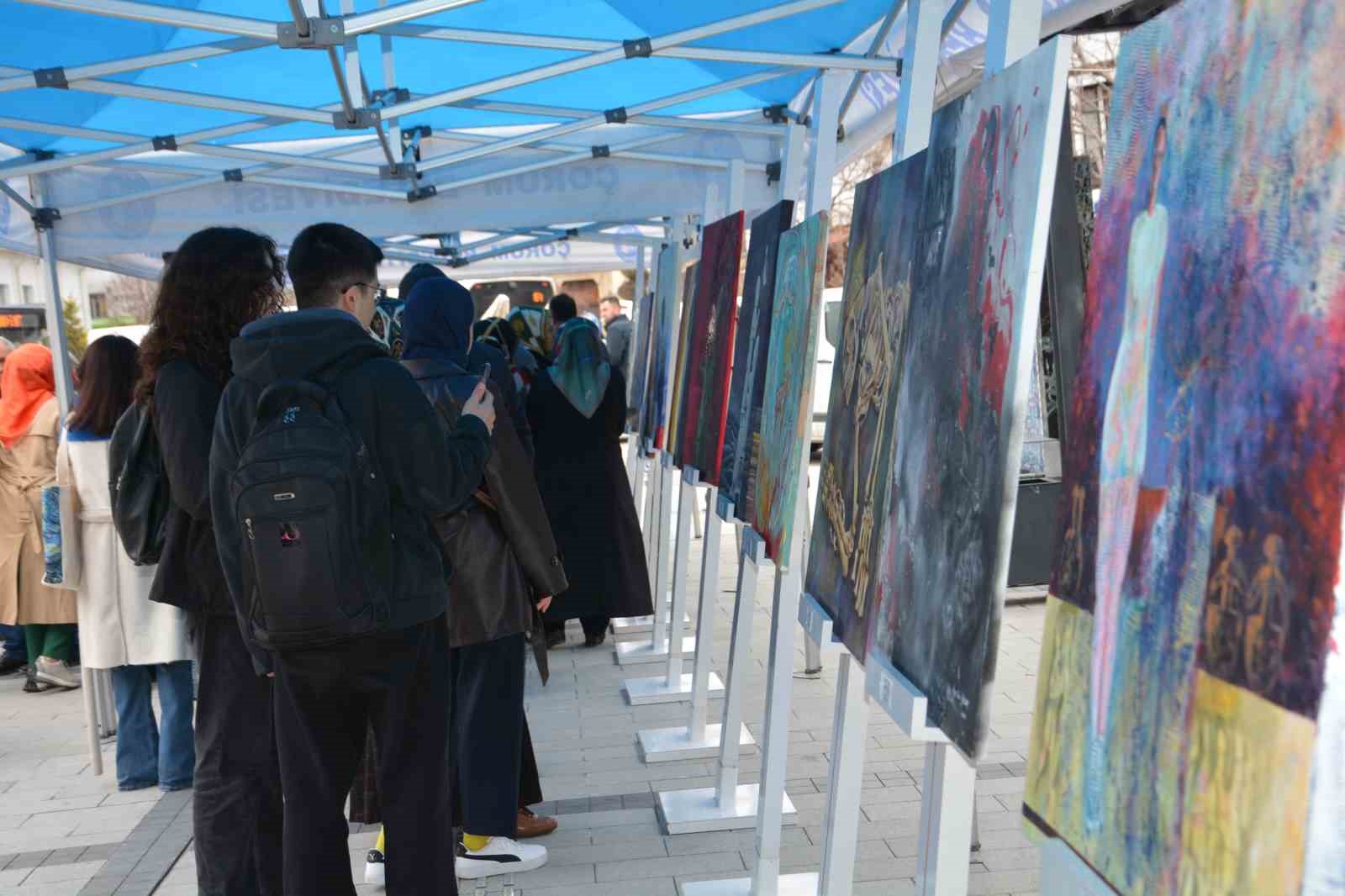 Çorum’da Puduhepa anısına görsel eserler sanatseverlerin beğenisine sunuldu
