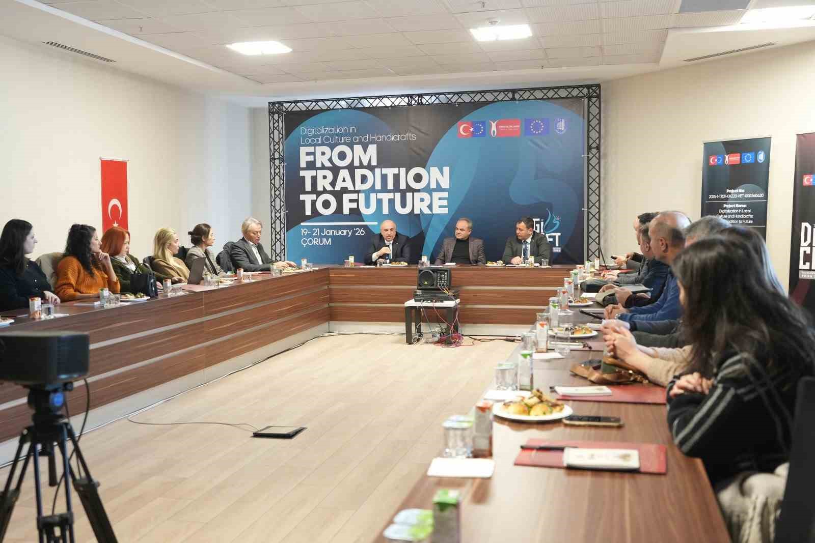 Çorum’un el sanatları dijital dünyaya açılıyor
