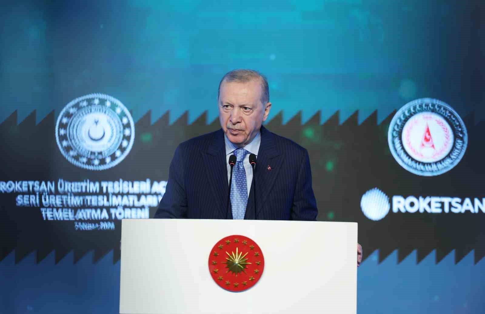 Cumhurbaşkanı Erdoğan: "2028’de 11 milyar dolarlık ihracat hacmini yakalayacak, inşallah savunma ihracatında dünyada ilk 10’a gireceğiz"
