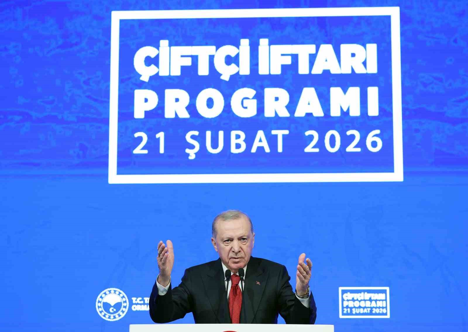 Cumhurbaşkanı Erdoğan: "6 Mart’tan itibaren 81 milyar lira destek ödemelerini çiftçilerimizin hesaplarına aktaracağız"
Cumhurbaşkanı Erdoğan: "6 Mart’tan itibaren 81 milyar lira destek ödemelerini çiftçilerimizin hesaplarına aktaracağız"