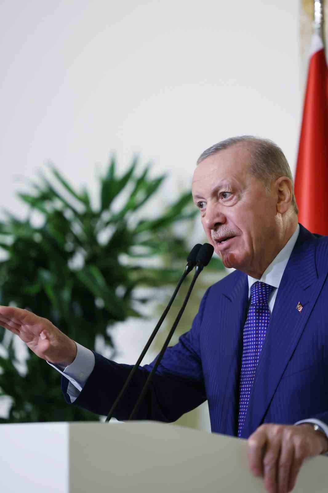 Cumhurbaşkanı Erdoğan: "Biz bölgemizi ve insanlığı ilgilendiren meselelerde asla tarafsız değiliz"
