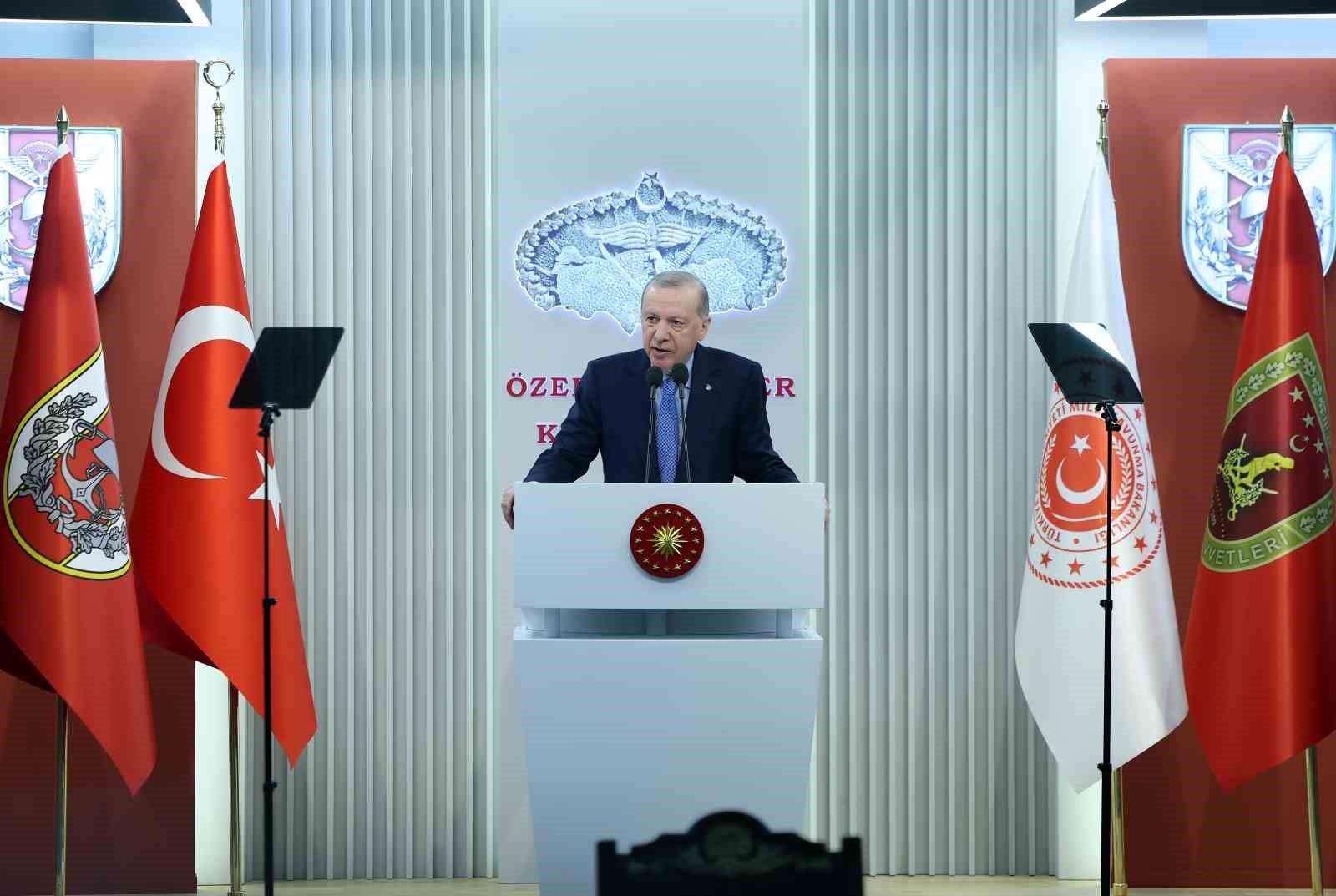 Cumhurbaşkanı Erdoğan: "Bu topraklarda huzur ve barış içinde yaşamak istiyorsak caydırıcılığımızı sürekli arttırmak zorundayız"
