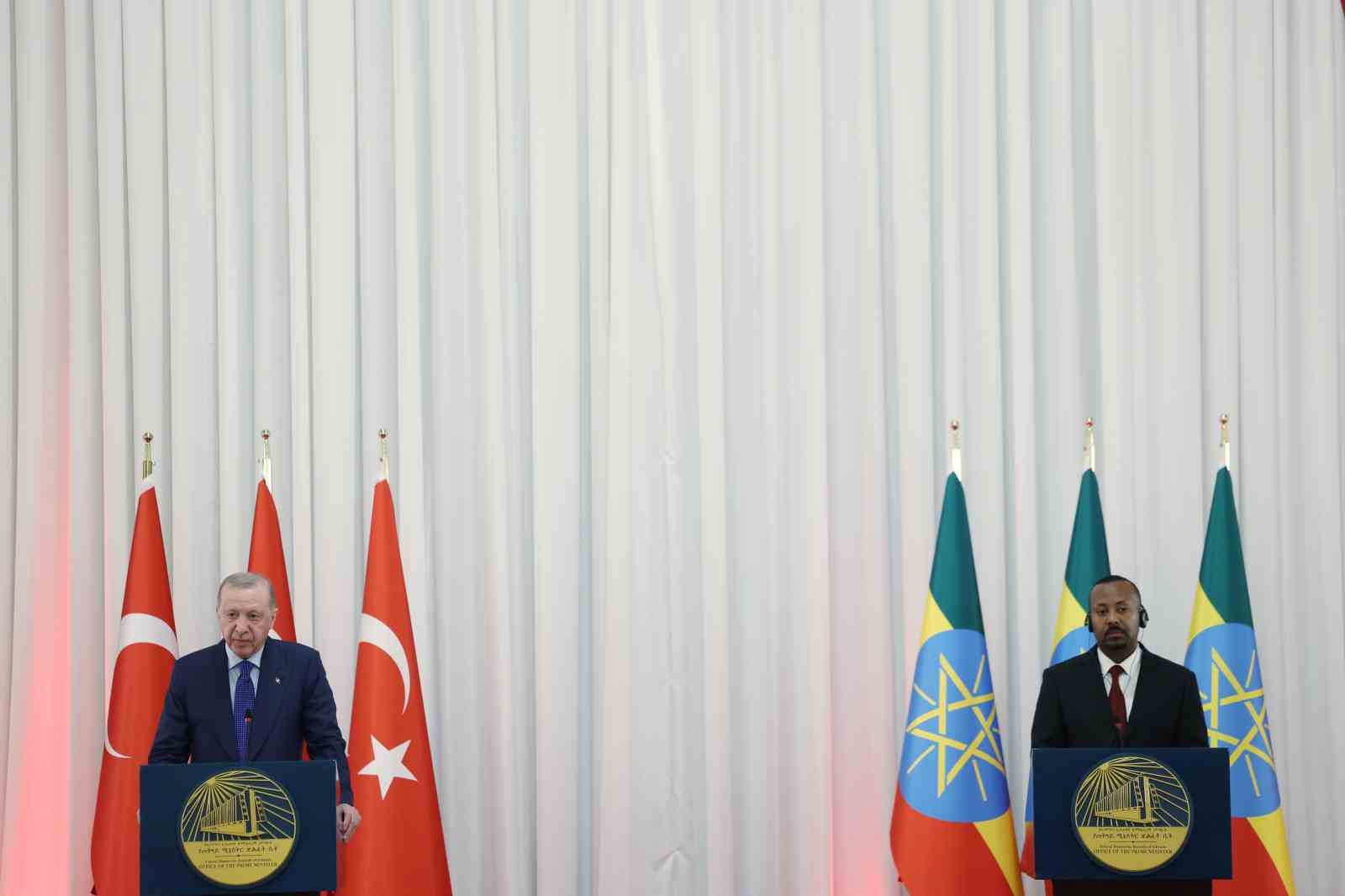 Cumhurbaşkanı Erdoğan: "Etiyopya’daki en büyük ikinci yatırımcı ülke olmaktan memnuniyet duyuyoruz"
