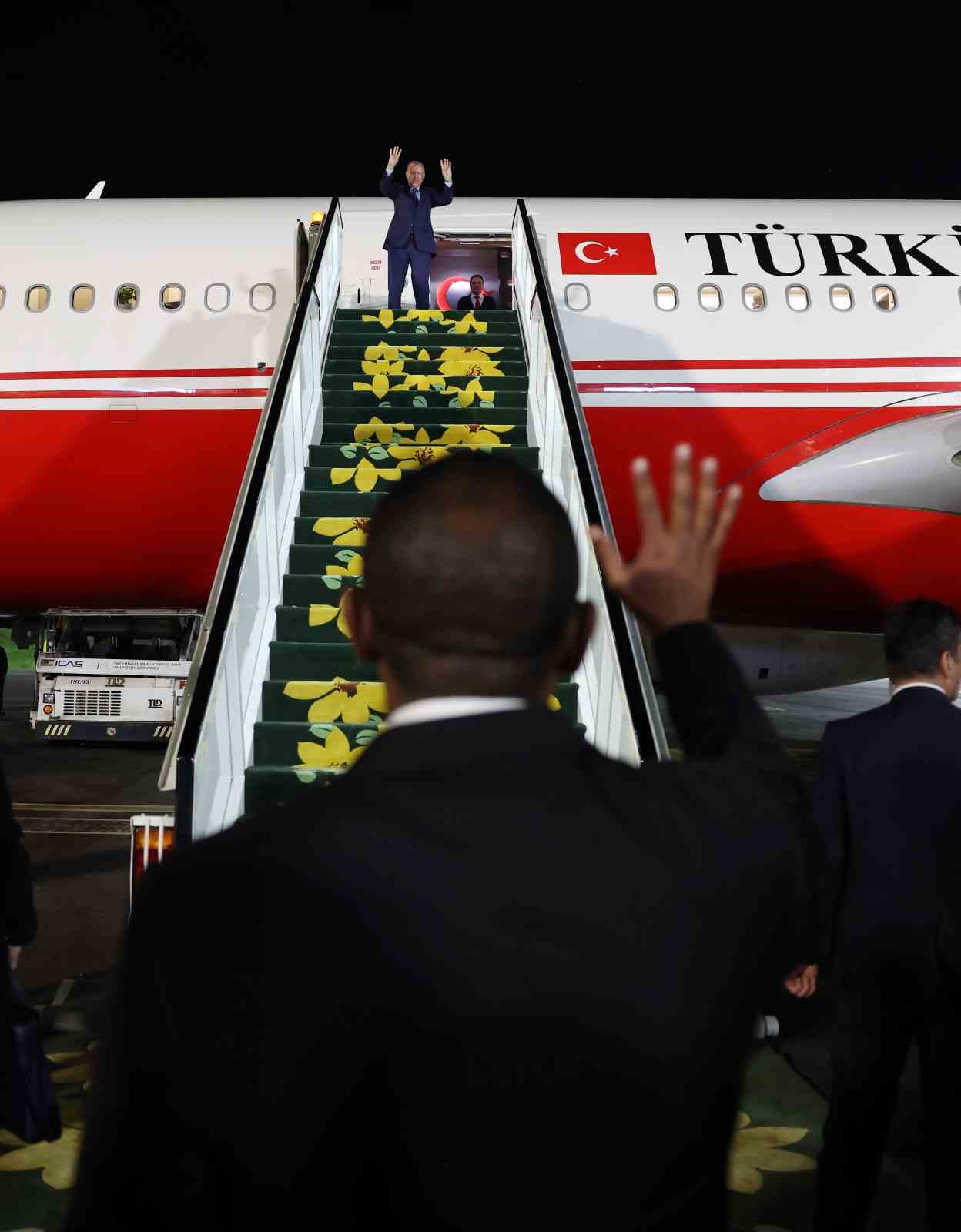 Cumhurbaşkanı Erdoğan, Etiyopya’daki temaslarını tamamladı
