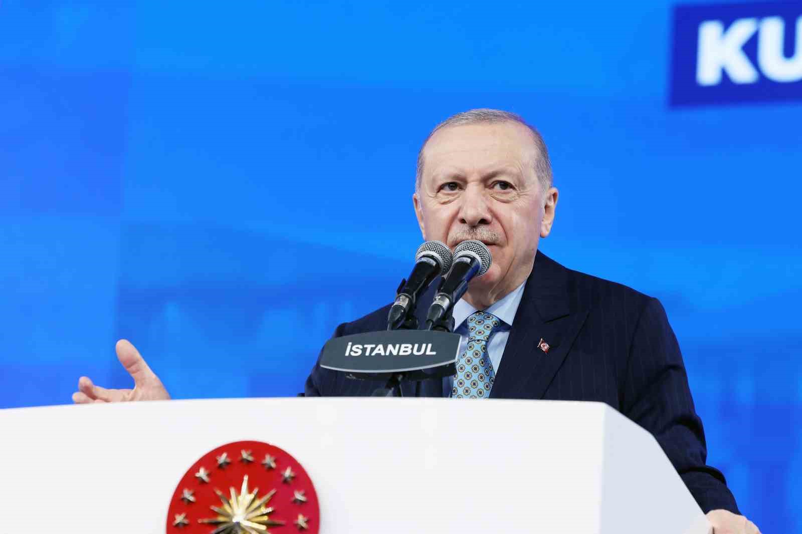 Cumhurbaşkanı Erdoğan: "İstanbul’un güvenliği için yegane çözüm kentsel dönüşümdür"
