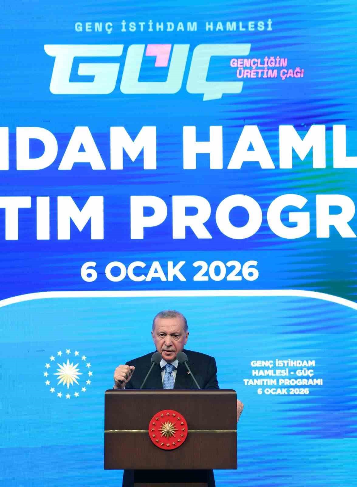 Cumhurbaşkanı Erdoğan: "Önümüzdeki 3 yılda 3 milyondan fazla gencimizi istihdama kazandıracak, 445 milyar liralık devasa bir kaynağı bu programa tahsis edeceğiz"
Cumhurbaşkanı Erdoğan: "Önümüzdeki 3 yılda 3 milyondan fazla gencimizi istihdama kazandıracak, 445 milyar liralık devasa bir kaynağı bu programa tahsis edeceğiz"