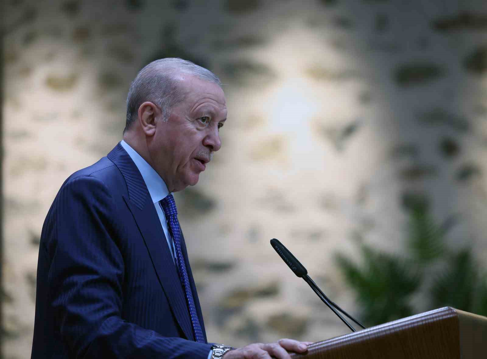 Cumhurbaşkanı Erdoğan: "Ortadoğu coğrafyası son yıllarda, gerçekten sancılı, sıkıntılı ve karanlık günler yaşıyor"
