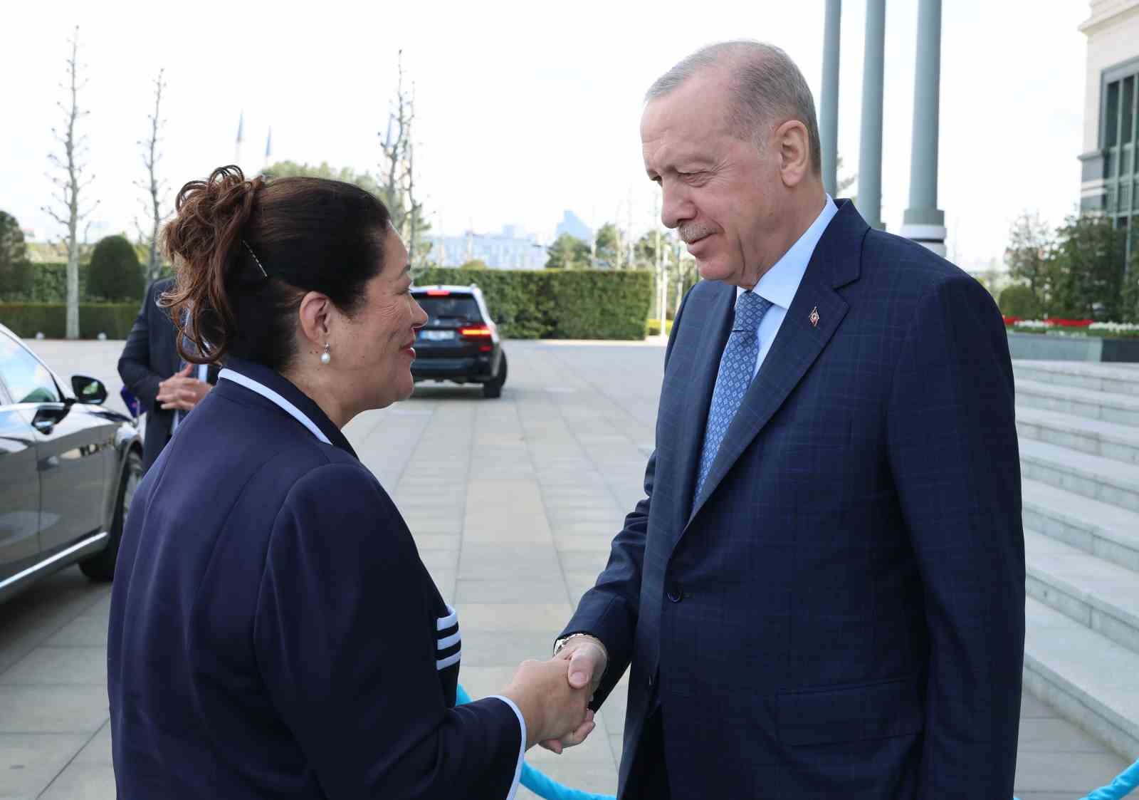 Cumhurbaşkanı Erdoğan, Yeni Zelanda Genel Valisi Kiro’yu kabul etti
