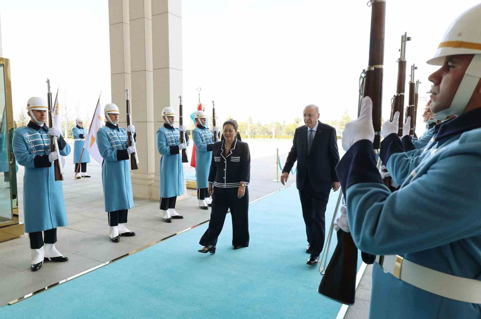 Cumhurbaşkanı Erdoğan, Yeni Zelanda Genel Valisi Kiro’yu kabul etti
