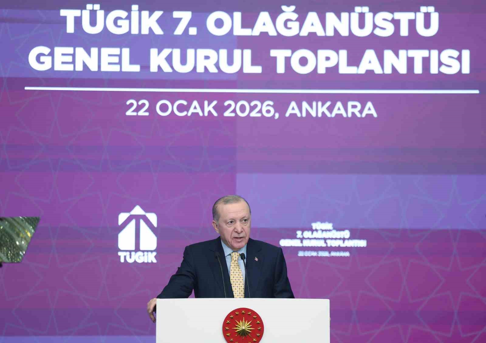 Cumhurbaşkanı Erdoğan: "Yeniden şekillenen dünya düzeninde kutup başlarından birisi inşallah Türkiye’miz olacak"
