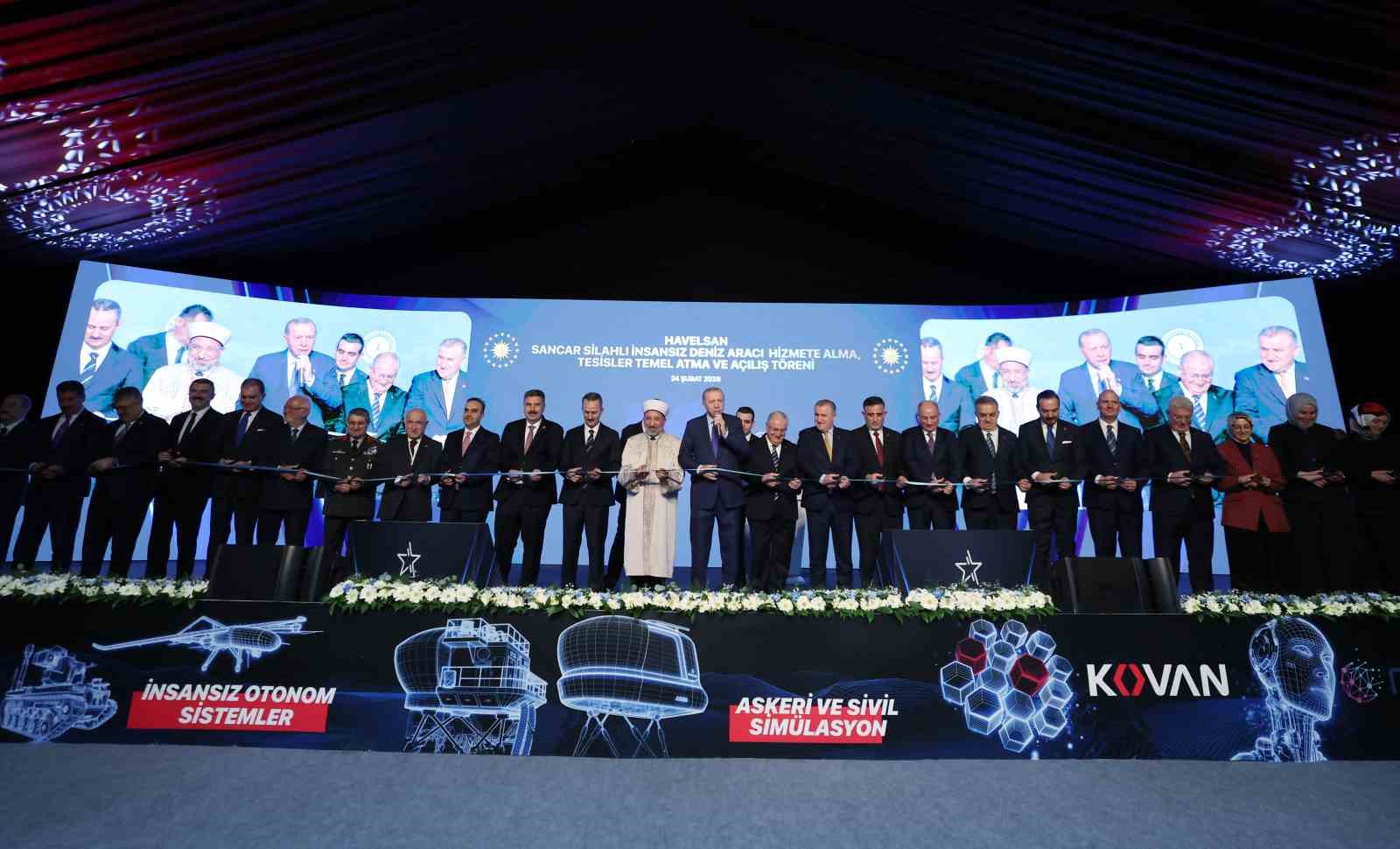 Cumhurbaşkanı Erdoğan’ın katılımıyla SANCAR SİDA hizmete alındı
