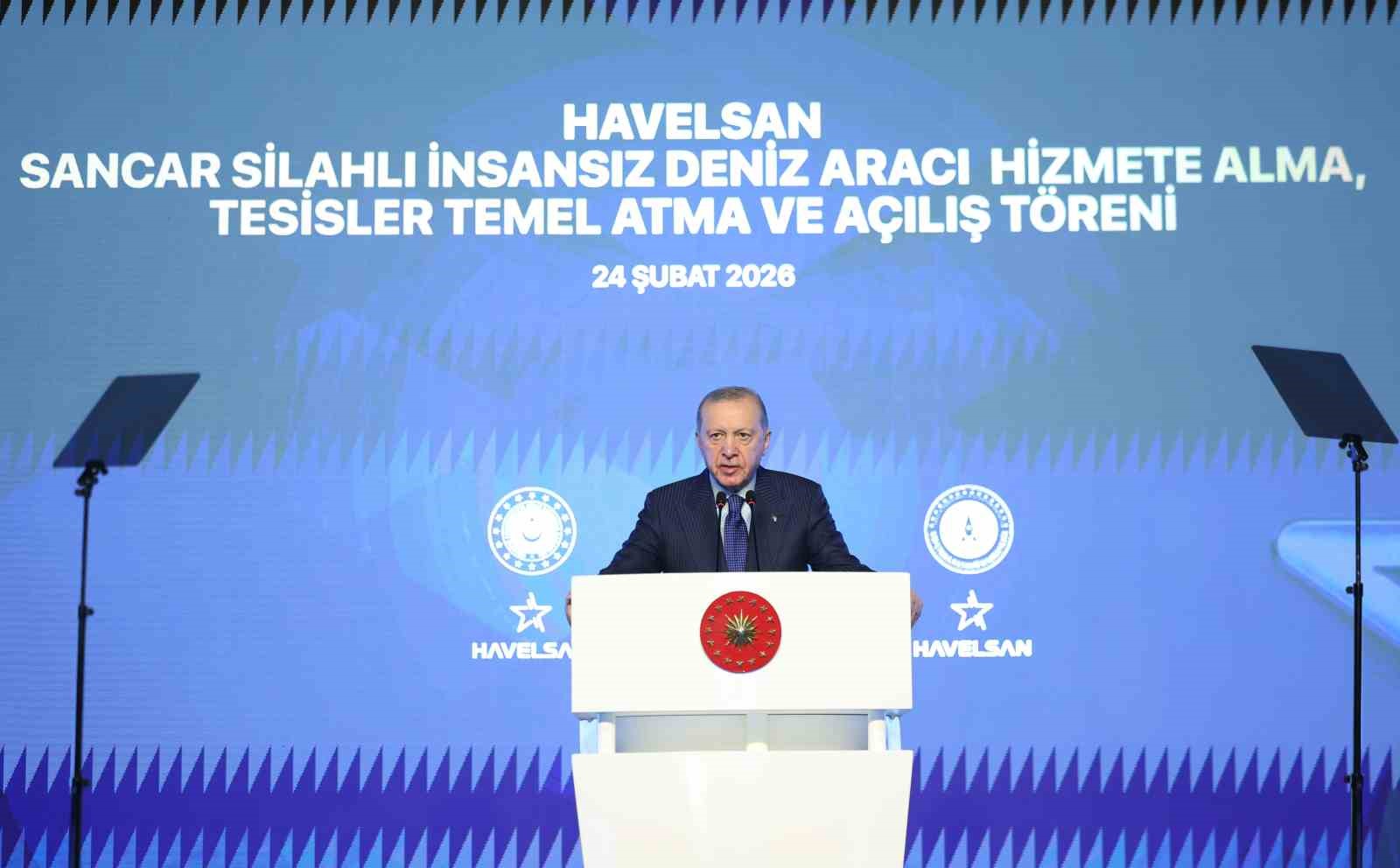 Cumhurbaşkanı Erdoğan’ın katılımıyla SANCAR SİDA hizmete alındı
