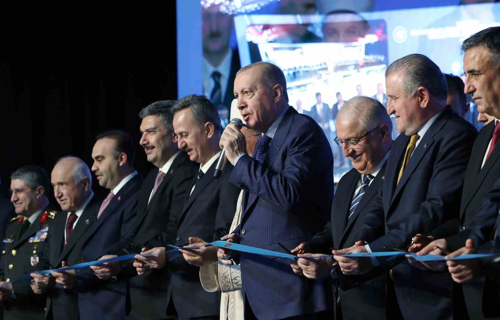 Cumhurbaşkanı Erdoğan’ın katılımıyla SANCAR SİDA hizmete alındı
