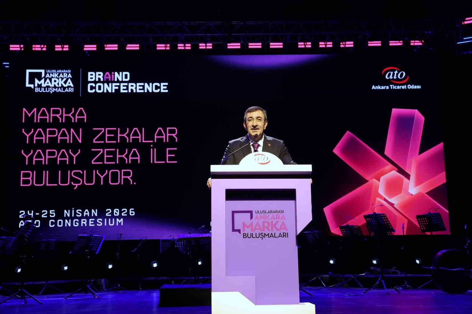 Cumhurbaşkanı Yardımcısı Yılmaz: "Hedefimiz çok daha güçlü bir şekilde Ankara’yı teknoloji üreten, değer oluşturan ve güçlü bir marka kimliği taşıyan bir şehir konumuna taşımaktır"
