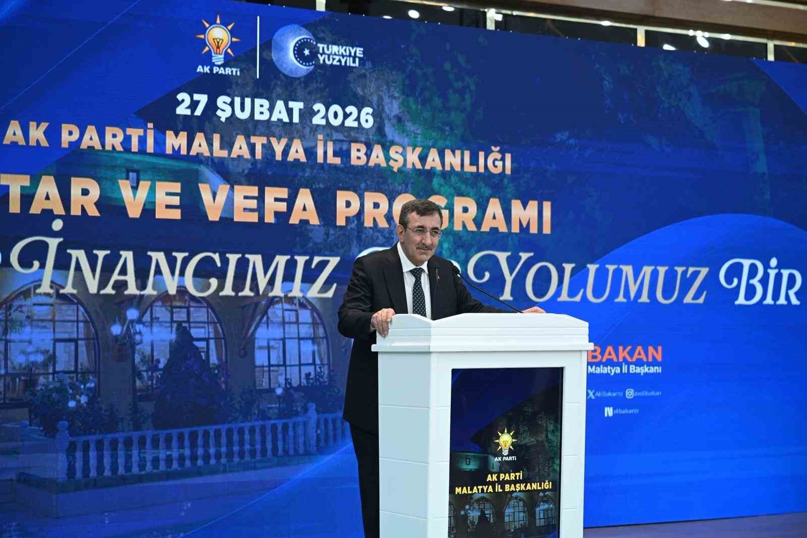 Cumhurbaşkanı Yardımcısı Yılmaz: "Malatya’da yaralar büyük oranda sarıldı"
Cumhurbaşkanı Yardımcısı Yılmaz: "Malatya’da yaralar büyük oranda sarıldı"