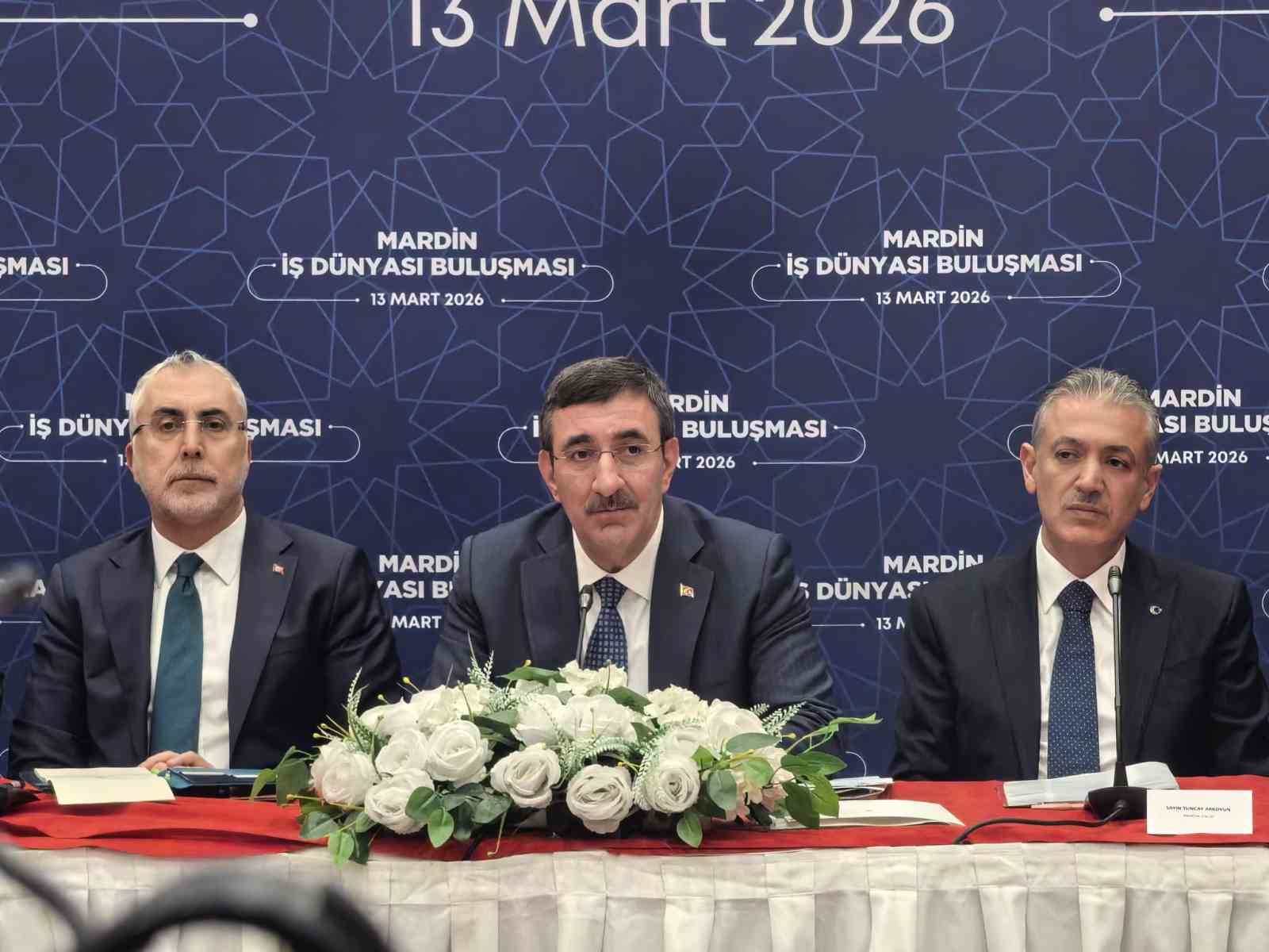 Cumhurbaşkanı Yardımcısı Yılmaz: "Mardin’in ihracatı 1 milyar dolara yaklaştı"
