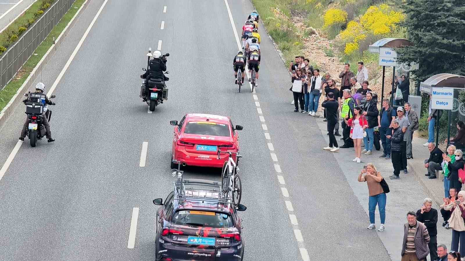 Cumhurbaşkanlığı Bisiklet Turu’nda Menteşe’de coşkulu karşılama
