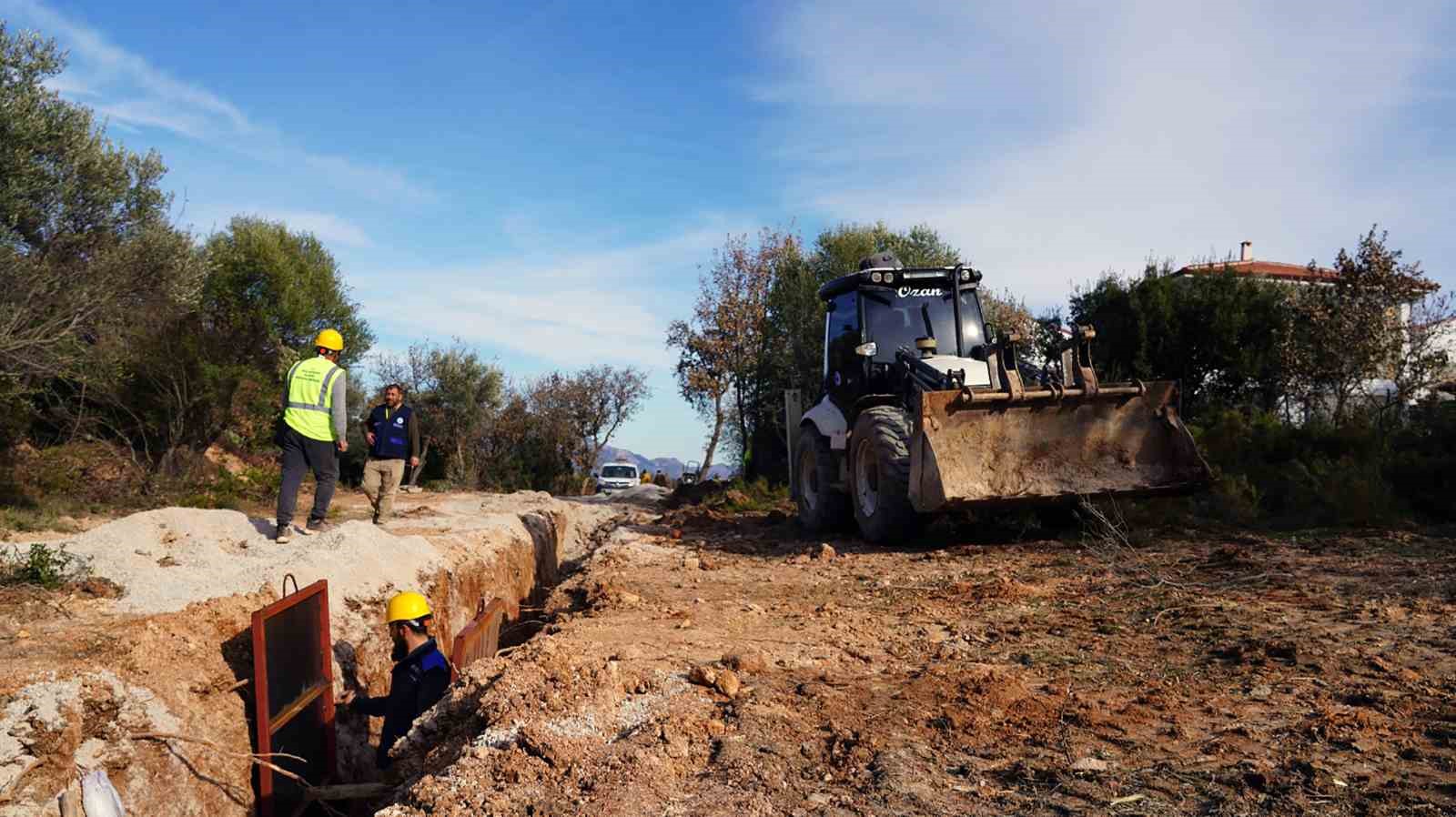 Datça İskele Mahallesi Çomarlık’ta kanalizasyon sorunu sona eriyor
