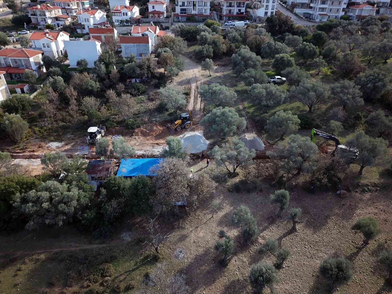 Datça İskele Mahallesi Çomarlık’ta kanalizasyon sorunu sona eriyor
