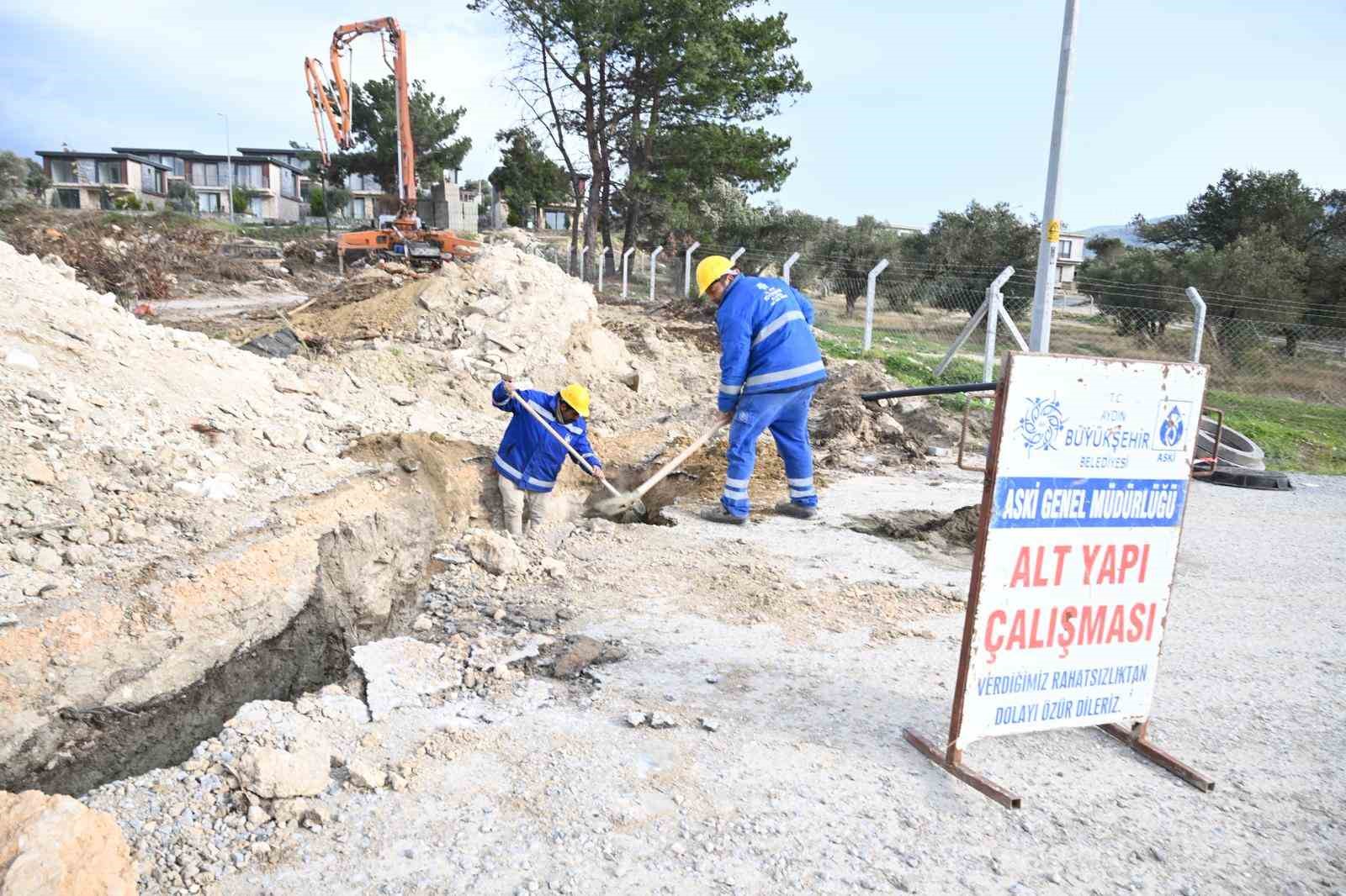 Davutlar Mahallesi’nin altyapısı Aydın Büyükşehir Belediyesi’nin çalışmaları ile güçleniyor
