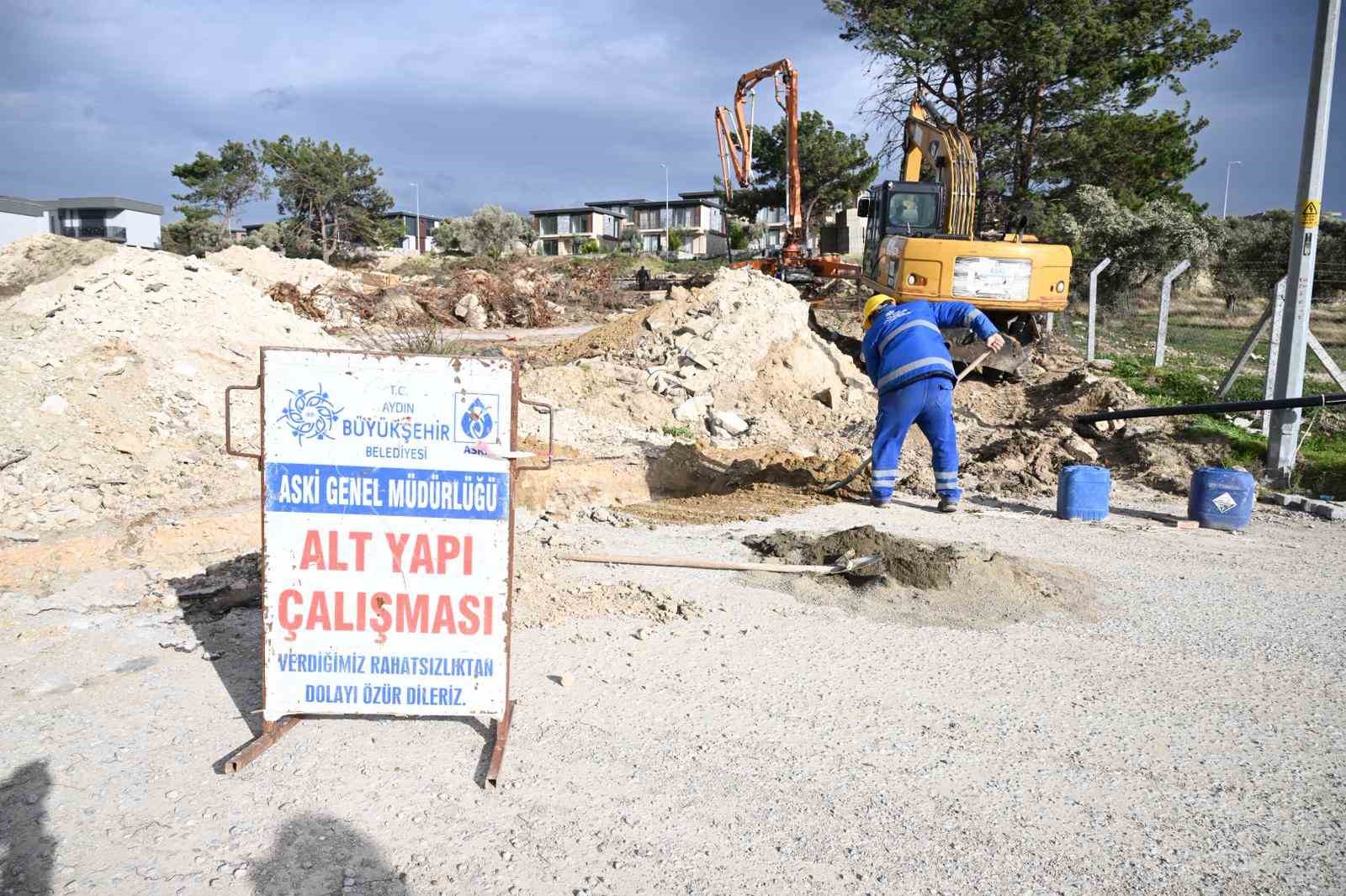 Davutlar Mahallesi’nin altyapısı Aydın Büyükşehir Belediyesi’nin çalışmaları ile güçleniyor
