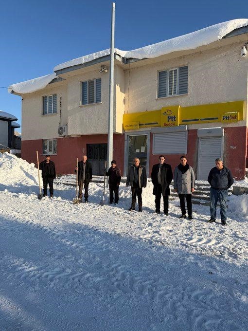 Dedeli Belediyesi kar temizleme çalışmalarını tamamladı
