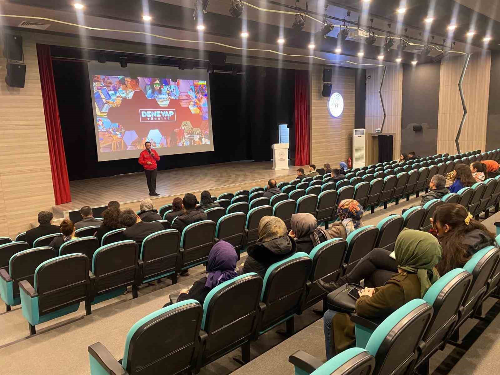 Deneyap atölyeleri hakkında bilgilendirme yapıldı
