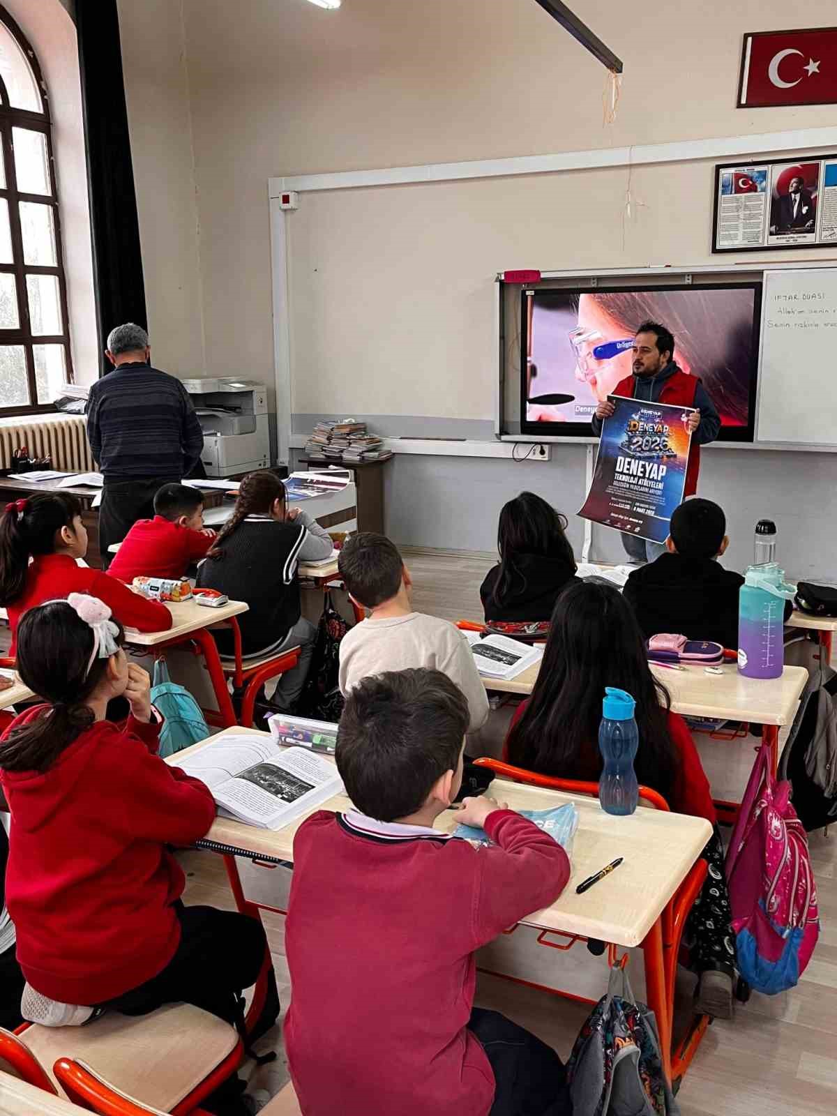 Deneyap Teknoloji Atölyeleri tanıtımı okullarda devam ediyor

