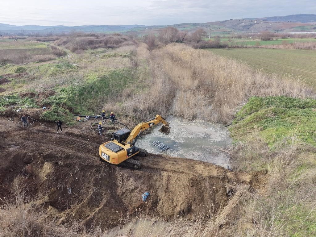 Denize boşa akan su tarıma kazandırılıyor
