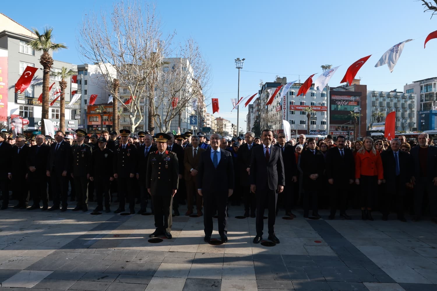 Denizli, Atatürk’ü 95 yıl sonra aynı saygı ve gururla andı
