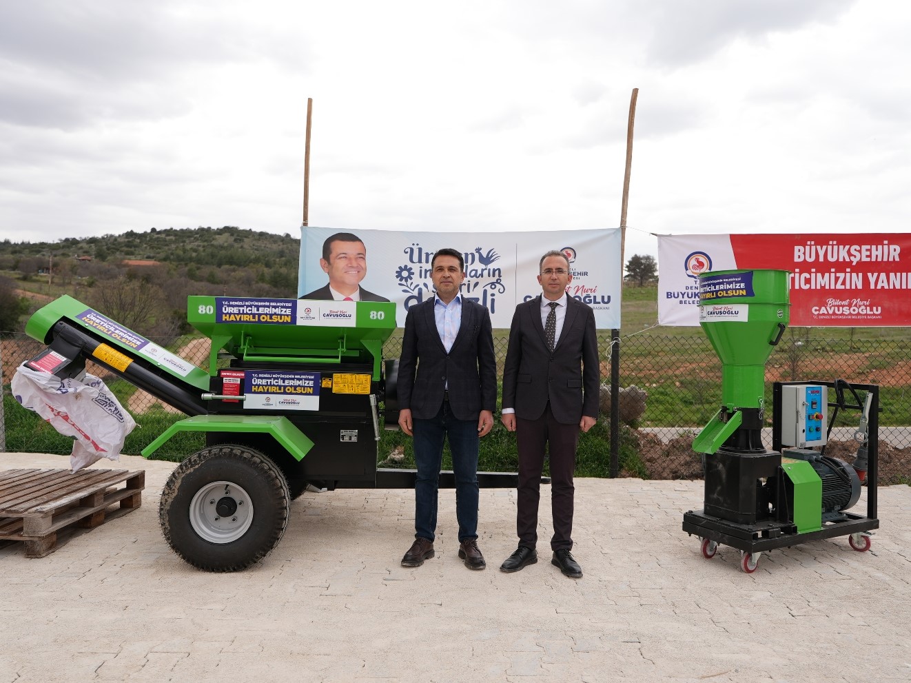 Denizli Büyükşehirden Bekilli’ye tarımsal makine desteği
