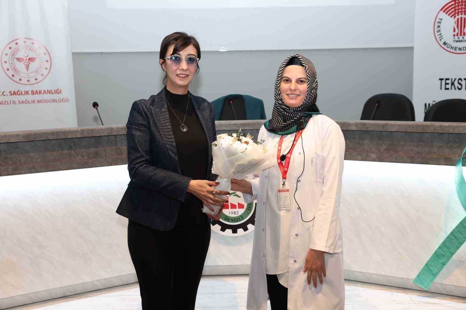 Denizli OSB’de rahim ağzı kanseri farkındalık semineri gerçekleşti
