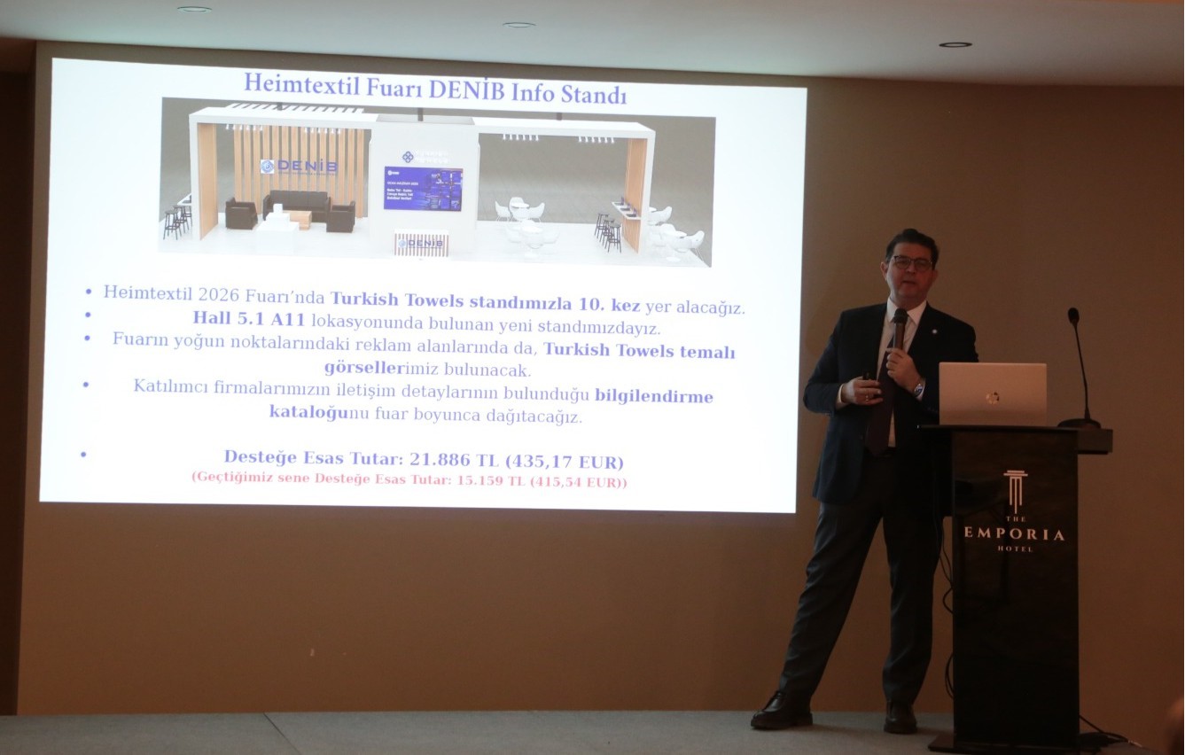 Denizli tekstilciler Heimtextil hazırlıklarını gözden geçirdi
