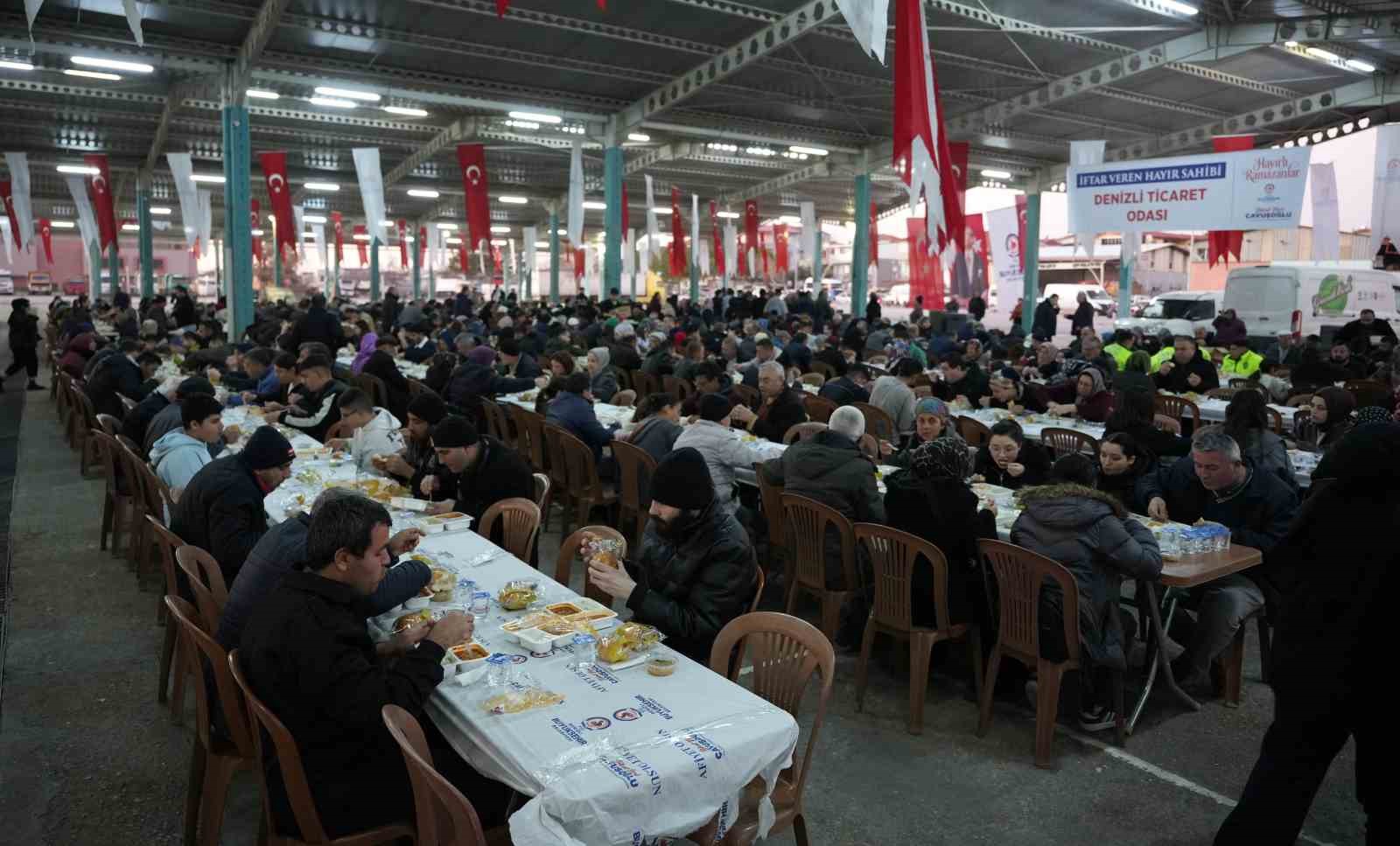 Denizli Ticaret Odasının geleneksel iftar sofrası bu yıl Sevindik ’de kuruldu
