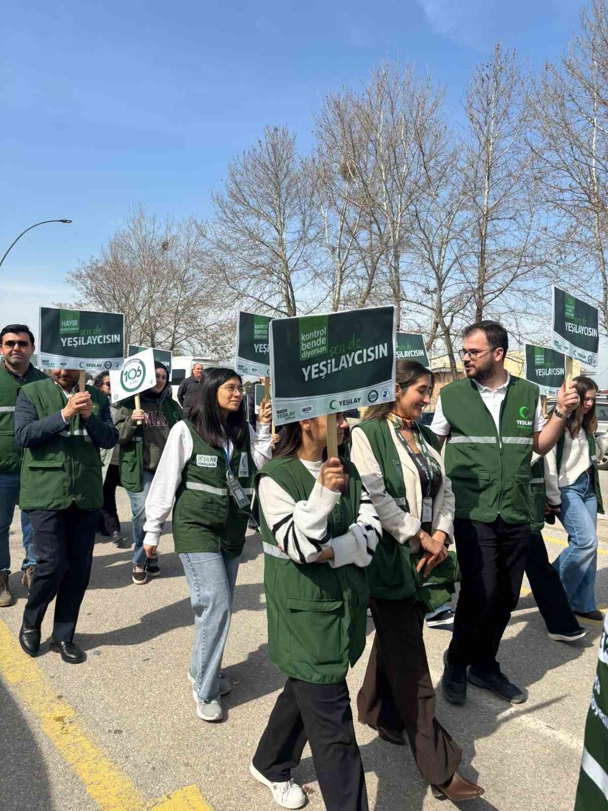 Denizli Yeşilay Haftası’nda yeşile büründü
