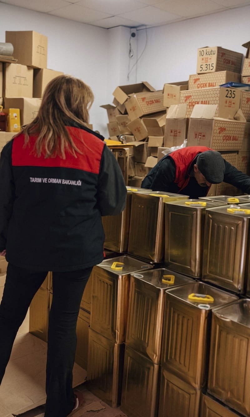 Denizli’de düzenlenen sahte bal operasyonunda 4 tonun üzerinde ürün ele geçirildi
Denizli’de düzenlenen sahte bal operasyonunda 4 tonun üzerinde ürün ele geçirildi