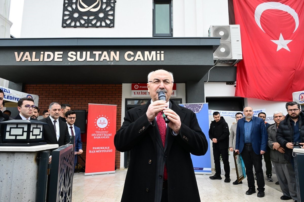 Denizli’de Valide Sultan Camii ve Sağlık Merkezi hizmete açıldı
